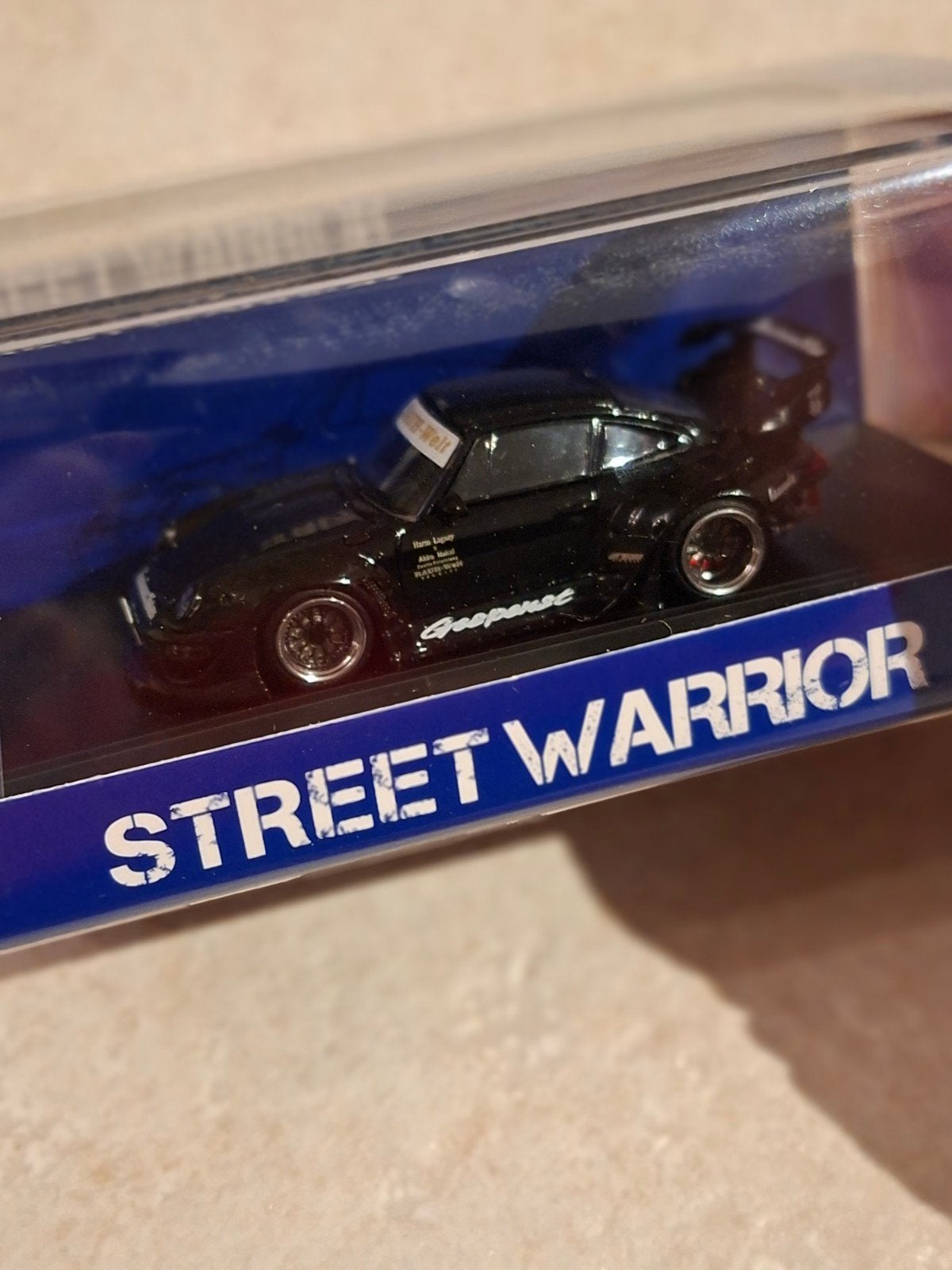 Street Warrior 1/64 Porsche RWB Limited Edition Zwart, Ophalen of Verzenden, Nieuw, Auto