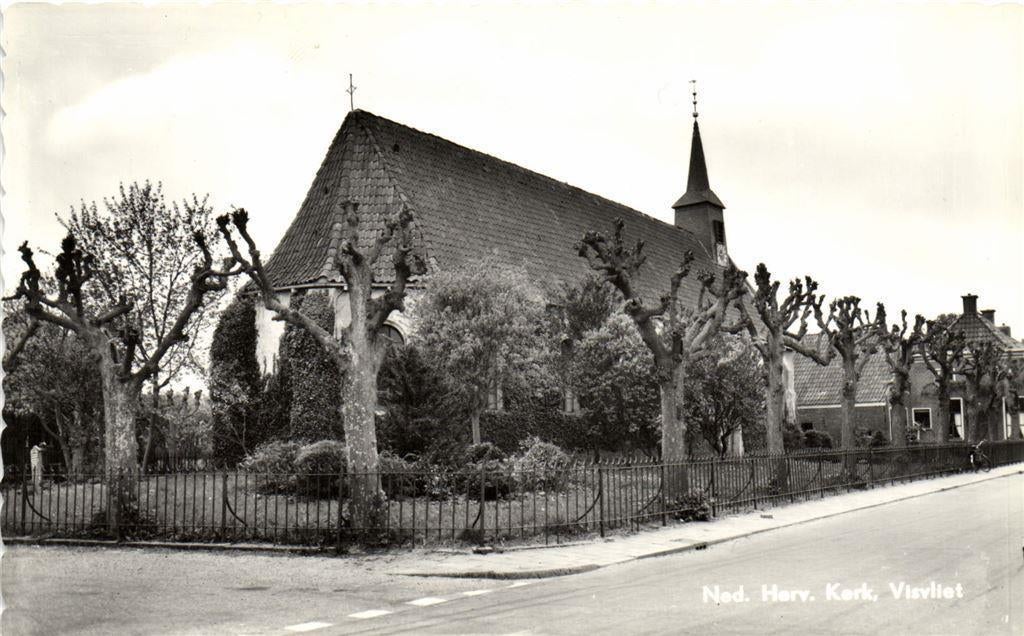 Ned. Herv. Kerk, Visvliet - ongelopen, Ophalen of Verzenden, Voor 1920, Ongelopen, Noord-Brabant