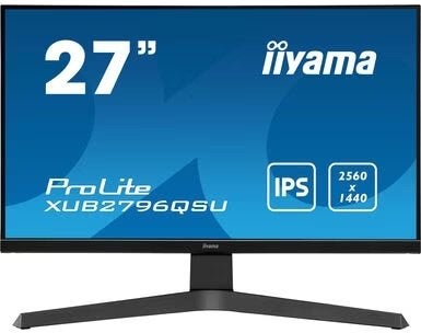 iiyama ProLite XUB2796QSU-B1 | 27” QHD IPS Monitor, IPS, Info@novadisplays.nl, In hoogte verstelbaar, Nieuw
