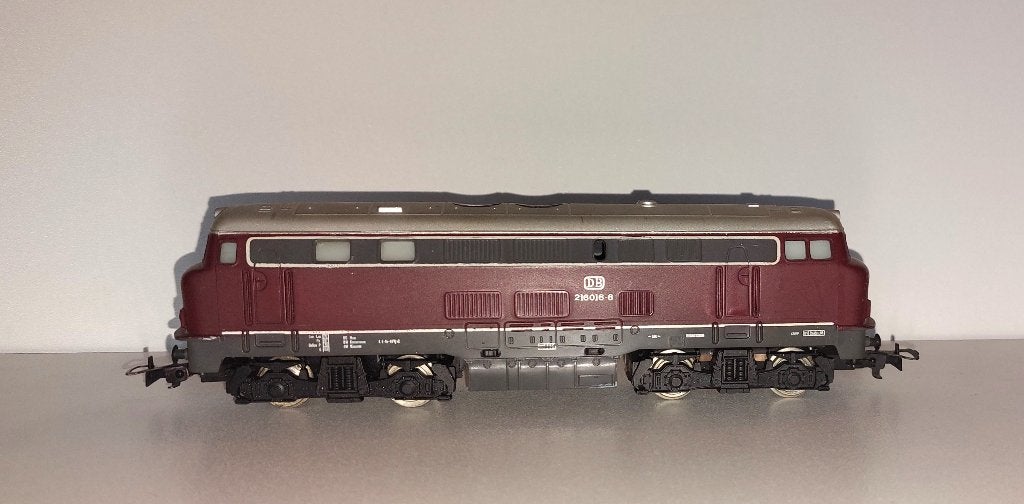 Mehano H0 T290 - DC Diesel Loc BR 216 "Lollo" van de DB, Overige merken, Ophalen of Verzenden, Zo goed als nieuw, Gelijkstroom
