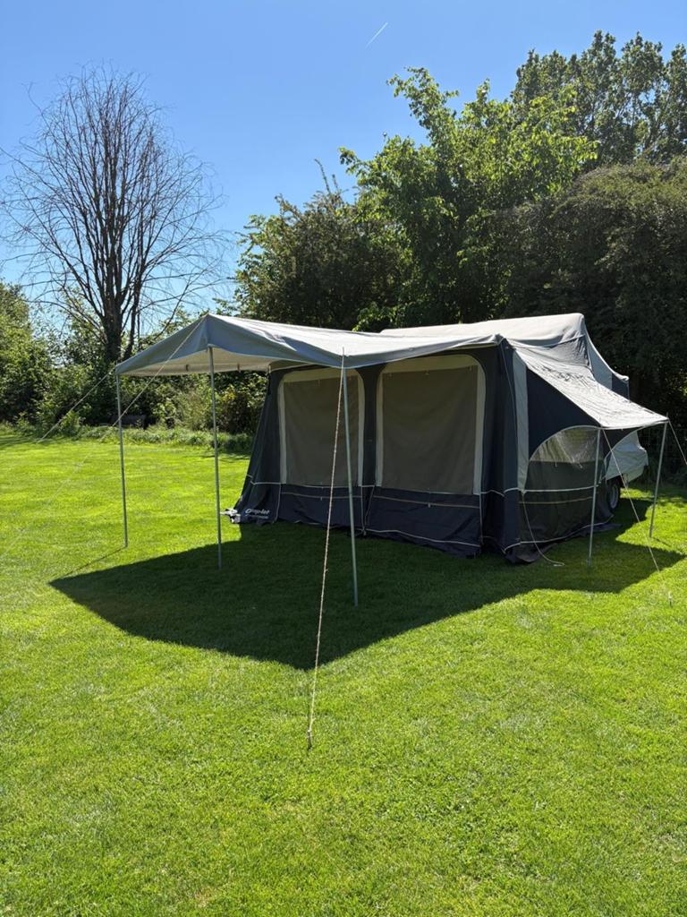 Camp-let Concorde vouwwagen, Caravans en Kamperen, Ophalen, Aanwezig, Camp-Let, Grijs