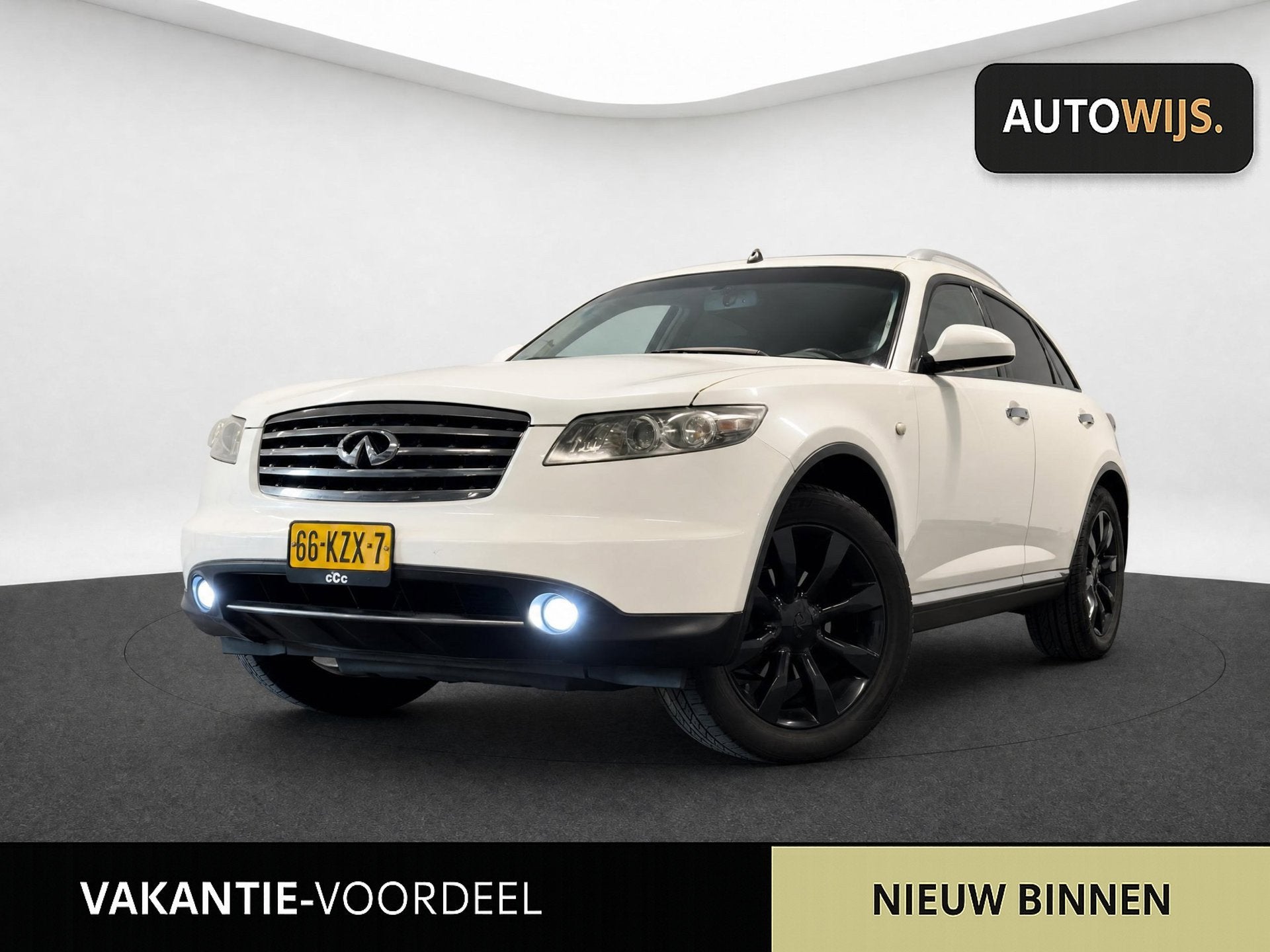 Infiniti FX 35|AUTOMAAT|LEDER|PANO|165MIJL|CAMERA, Auto's, Infiniti, Automaat, Achterwielaandrijving, Gebruikt, Beige