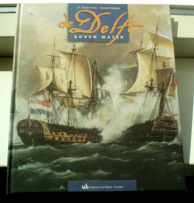 De Delft boven water, Fischer & Symen Kingma, 9051942400., Ophalen of Verzenden, Voor 1940, Zo goed als nieuw, Overige onderwerpen