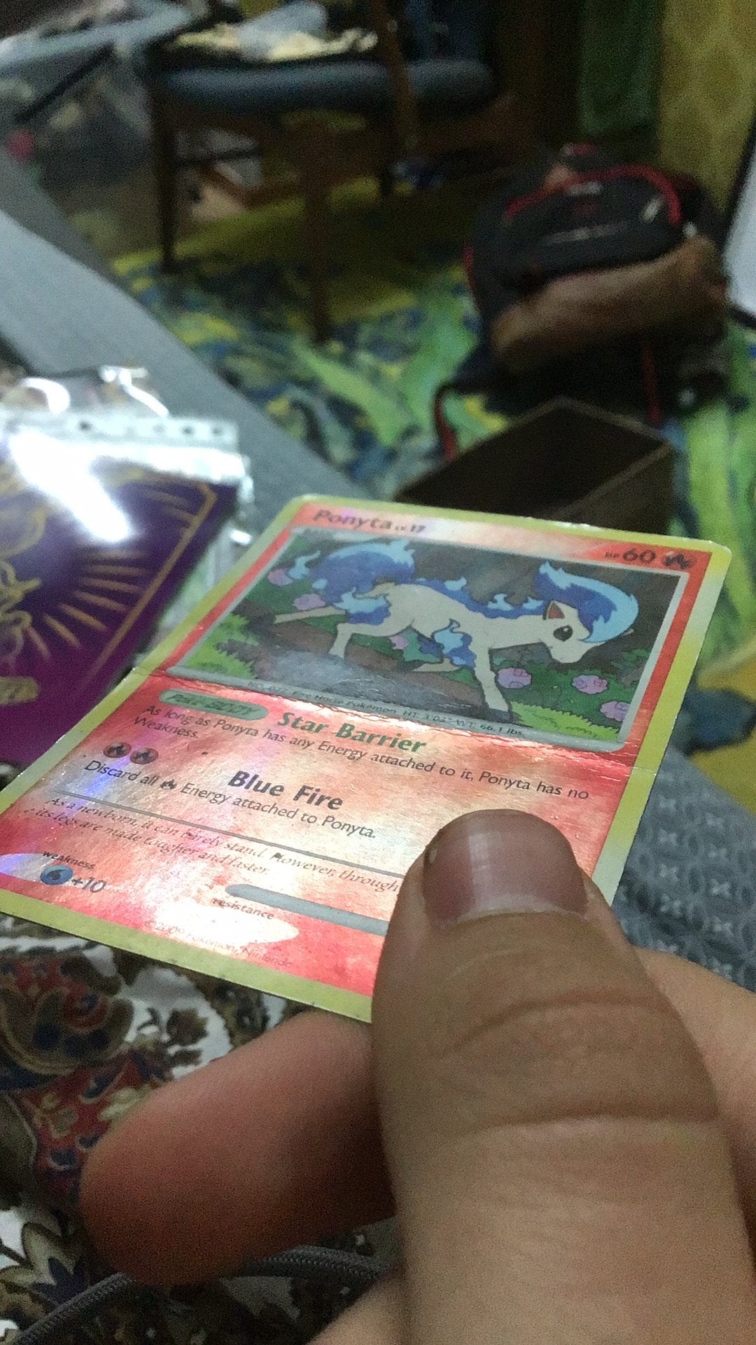 Ponyta SH11 slechte conditie, Ophalen, Gebruikt, Losse kaart, Foil