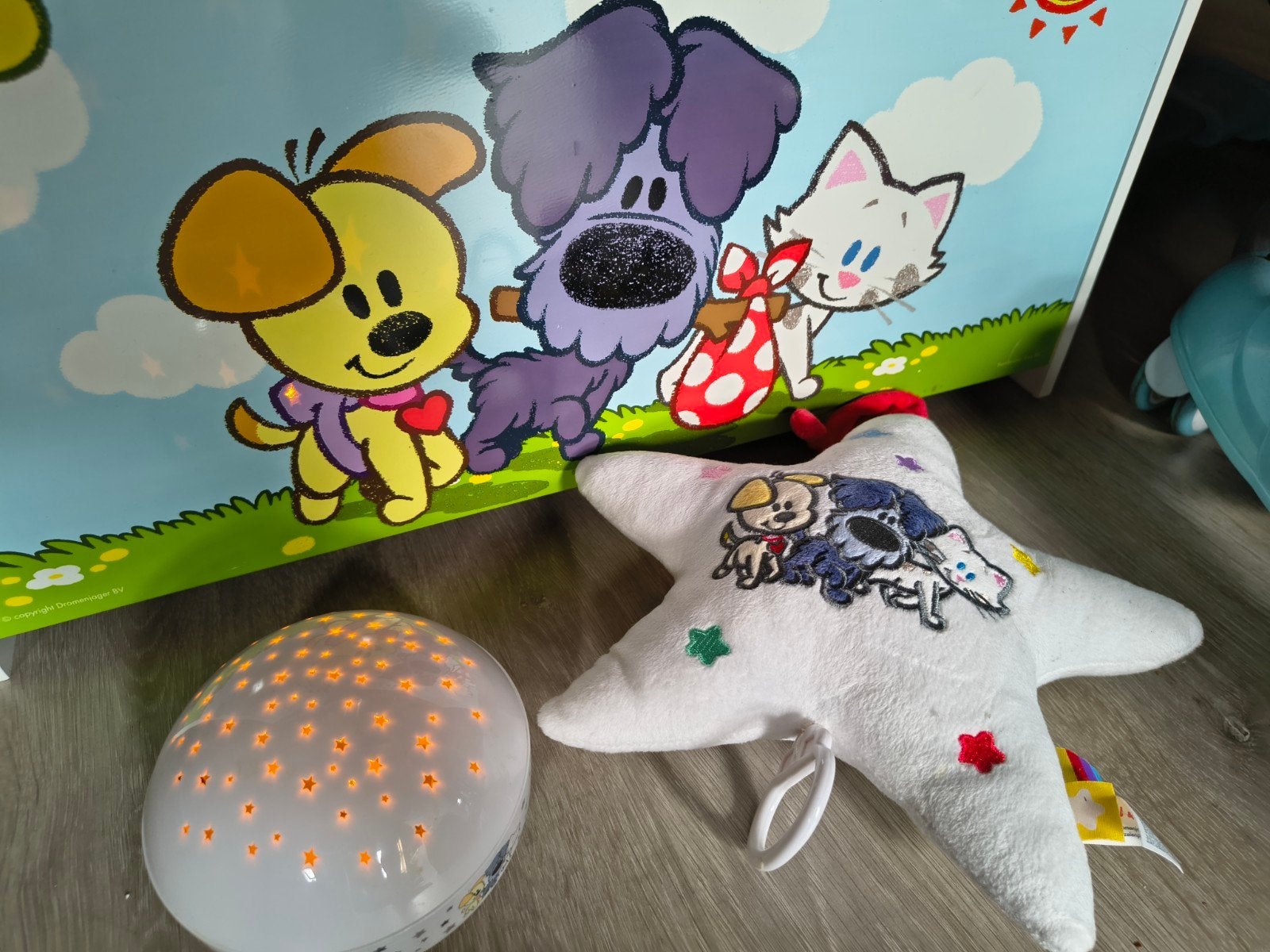 Woezel en Pip set: Opbergkist, Mobiel & Projectorlamp, Ophalen