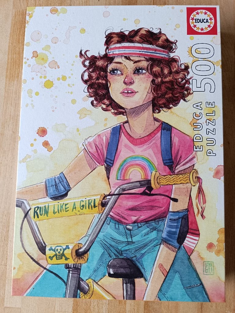 500 stukjes Educa legpuzzel Meisje, Ophalen of Verzenden, 500 t/m 1500 stukjes, Zo goed als nieuw, Legpuzzel