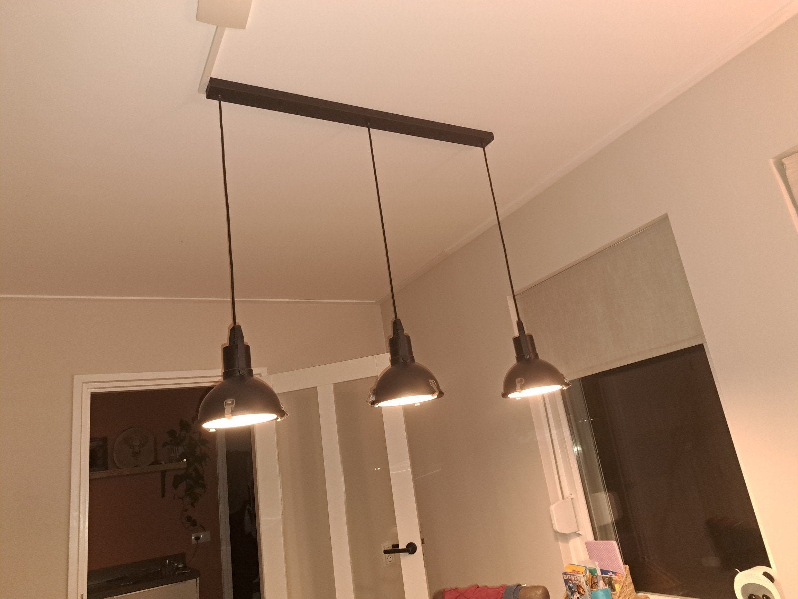 Industriële Hanglamp, Ophalen, Gebruikt, Metaal, Industrieel