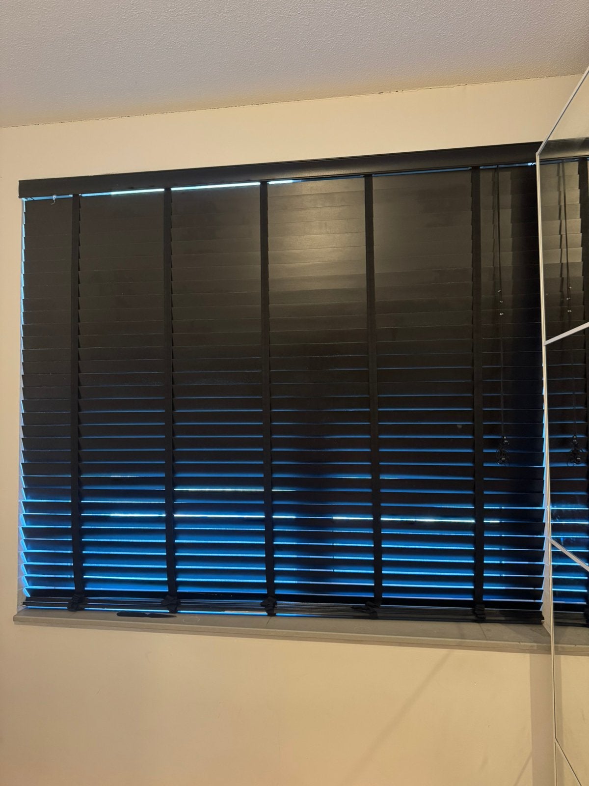 Houten jaloezie 55mm. 180x175cm, Ophalen of Verzenden, Zo goed als nieuw