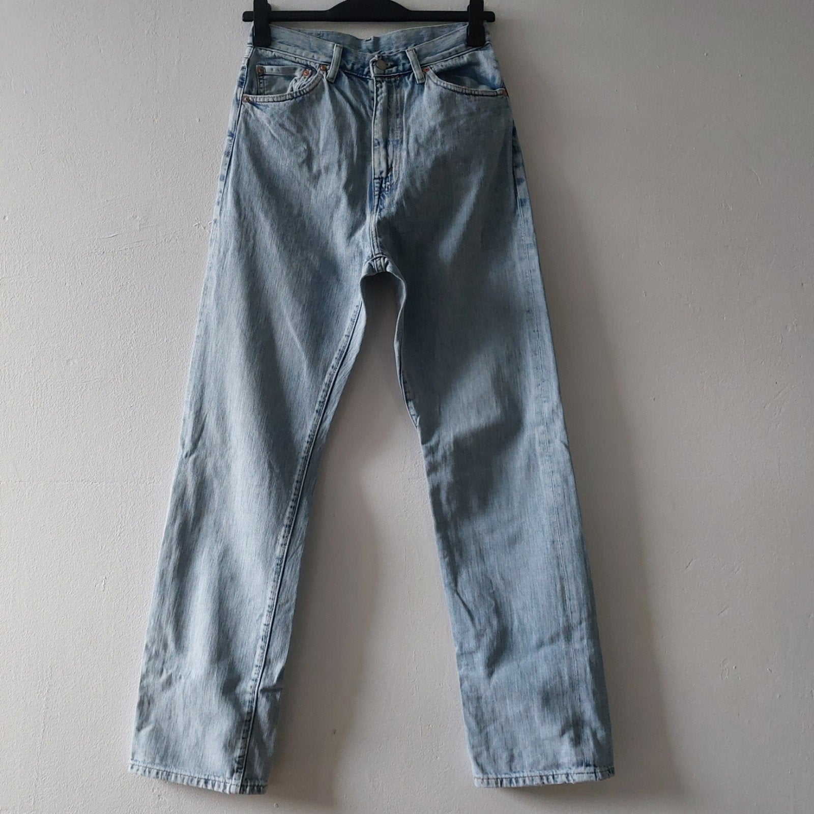 Levis Vintage Clothing 50s 701 big E Selvedge jeans, Ophalen of Verzenden, Zo goed als nieuw, Blauw, W28 - W29 (confectie 36)
