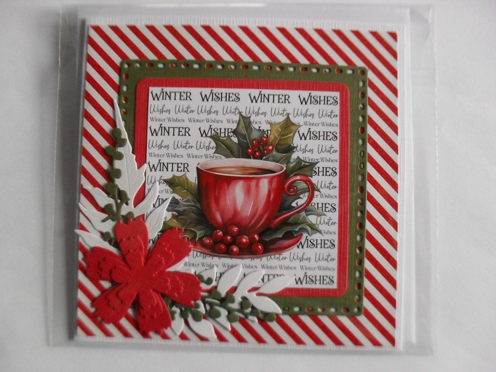 12 kerstkaart met envelop en verpakt, Ophalen of Verzenden, Nieuw, Kerst