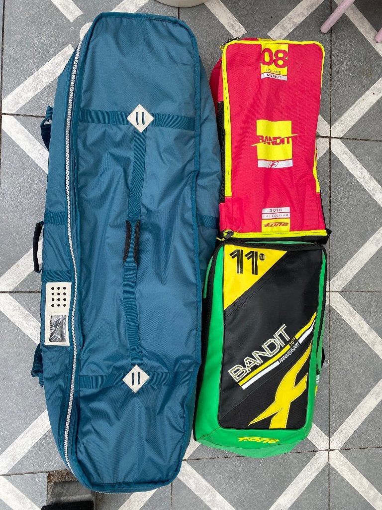 Complete F-One kitesurfset 8m + 11m | Brunotti board | ZGAN, Ophalen, Kitesurf-set, Twintip, 11 m²