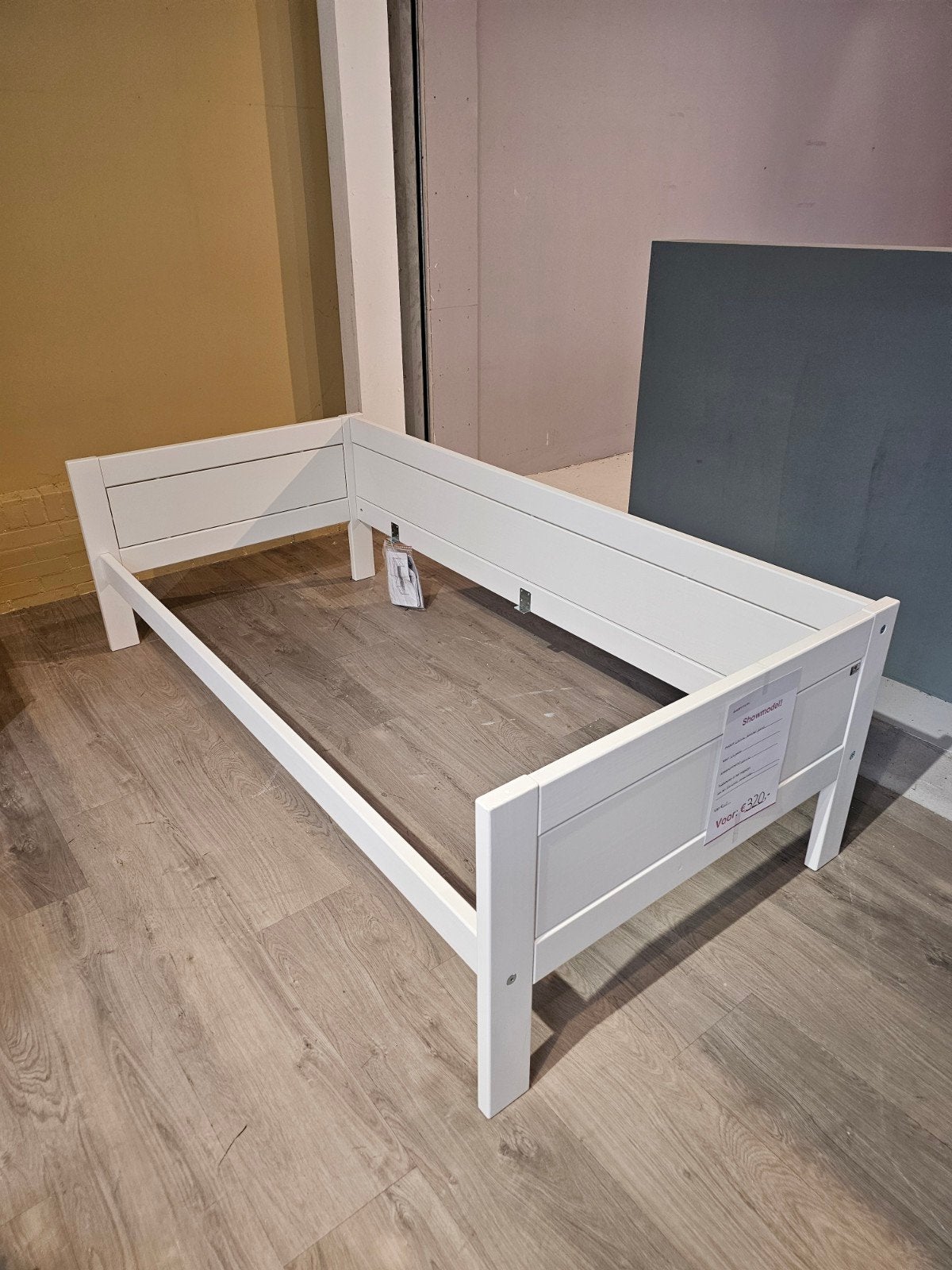 Lifetime Kidsroom basisbed 90x200, wit gelakt, Kinderen en Baby's, Ophalen, 85 tot 100 cm, Zo goed als nieuw, Lattenbodem