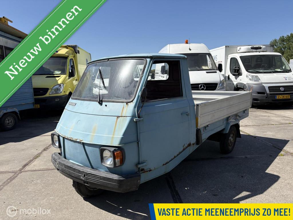Vespa apecar p2, Overige merken, Achterwielaandrijving, Gebruikt, Blauw