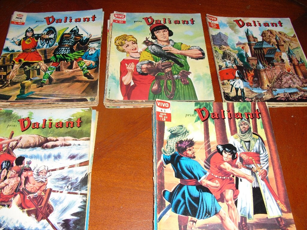 prins valiat, Complete serie of reeks, Ophalen, Gelezen