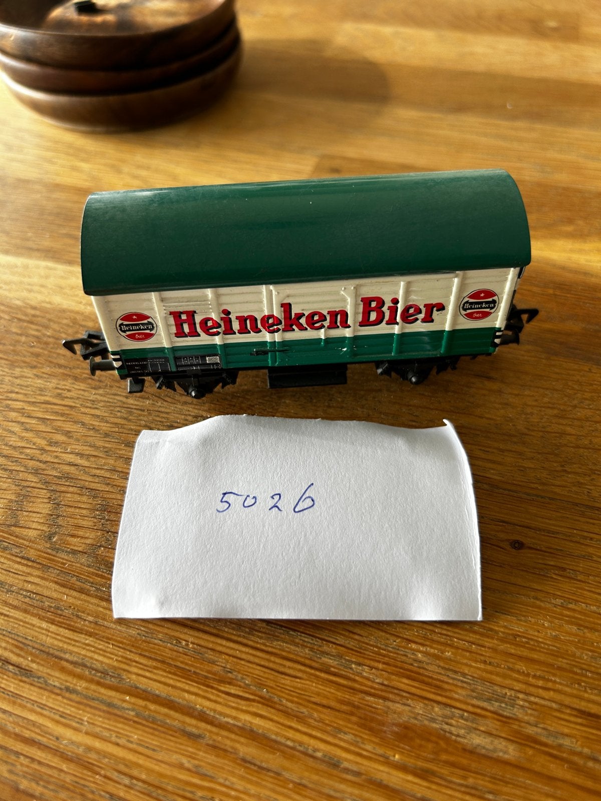 Fleischmann H0 Heineken Bier koelwagon NS (5026), Gebruikt, Verzenden, Fleischmann, Wagon