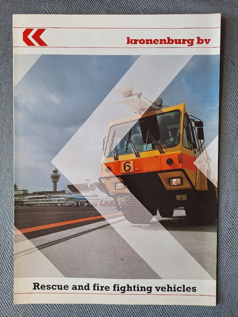 Brochure kronenburg - Rescue and fire fighting vehicles - UK, Verzenden, Zo goed als nieuw, Overige merken