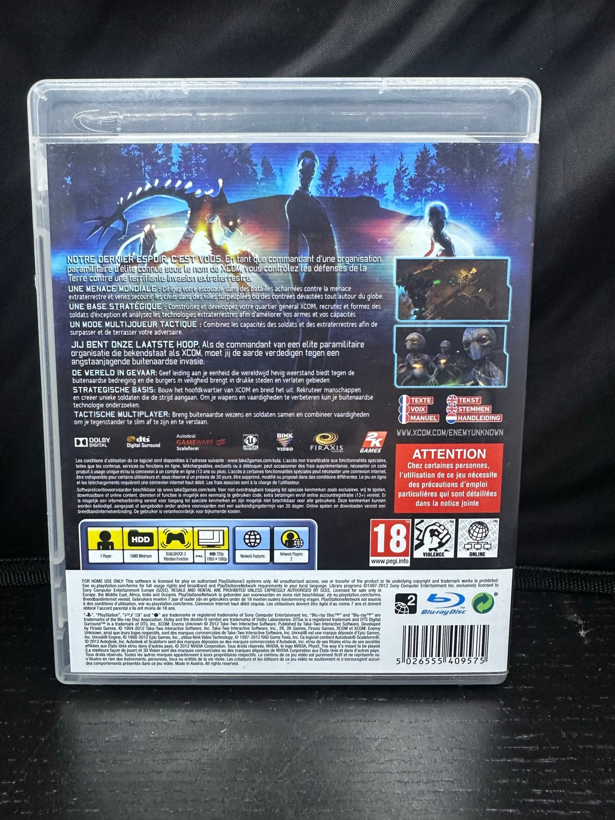 XCOM Enemy Unknown PS3 - Strategie Game, Online, Vanaf 18 jaar, Verzenden, 1 speler