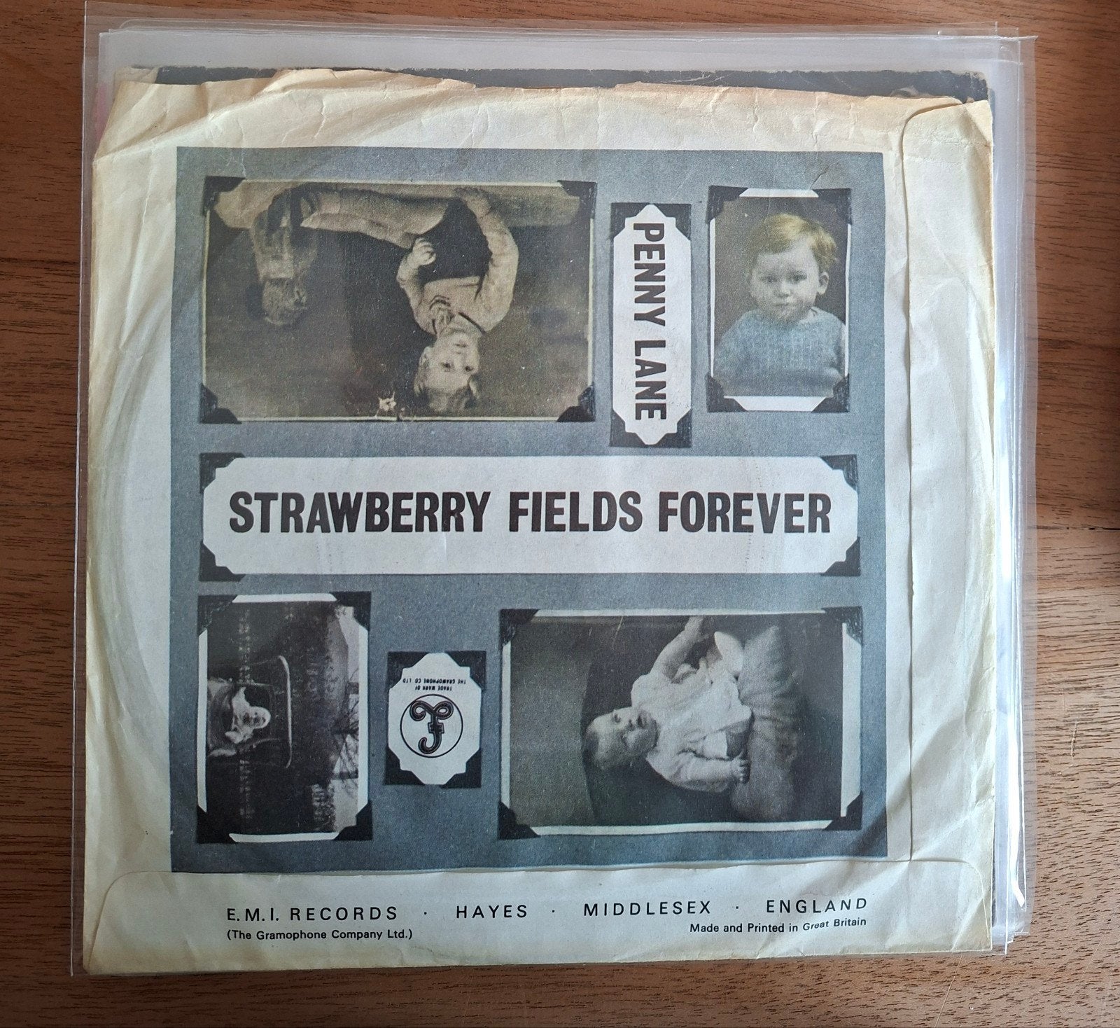 Beatles  - Strawberry fields forever  - Single is TOP, Ophalen of Verzenden, Gebruikt, 7 inch, Pop