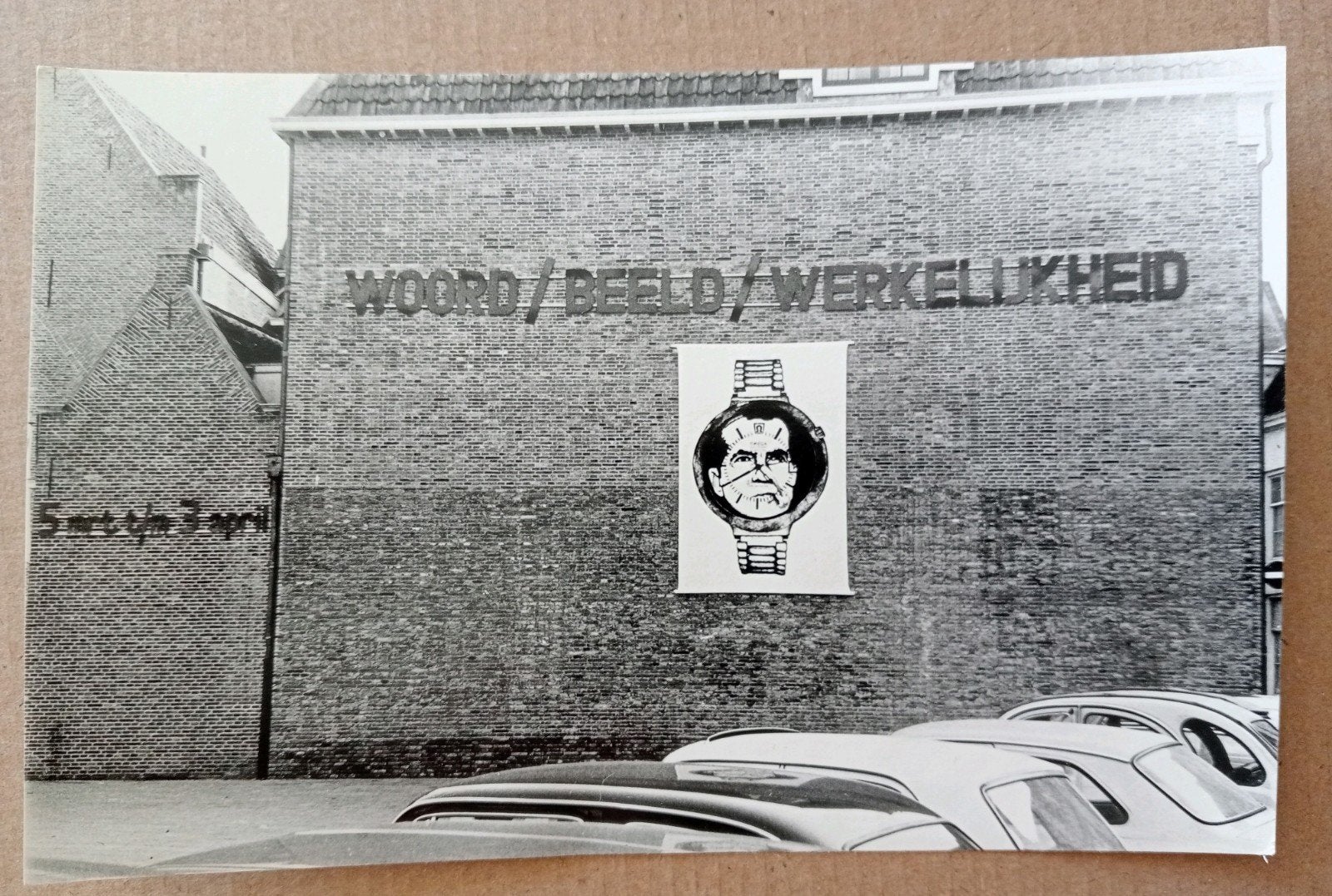 'Nixon Waterproof?' Pop Art Herman Damen 1973 Persfoto, Verzamelen, Ophalen of Verzenden, 1960 tot 1980, Overige onderwerpen