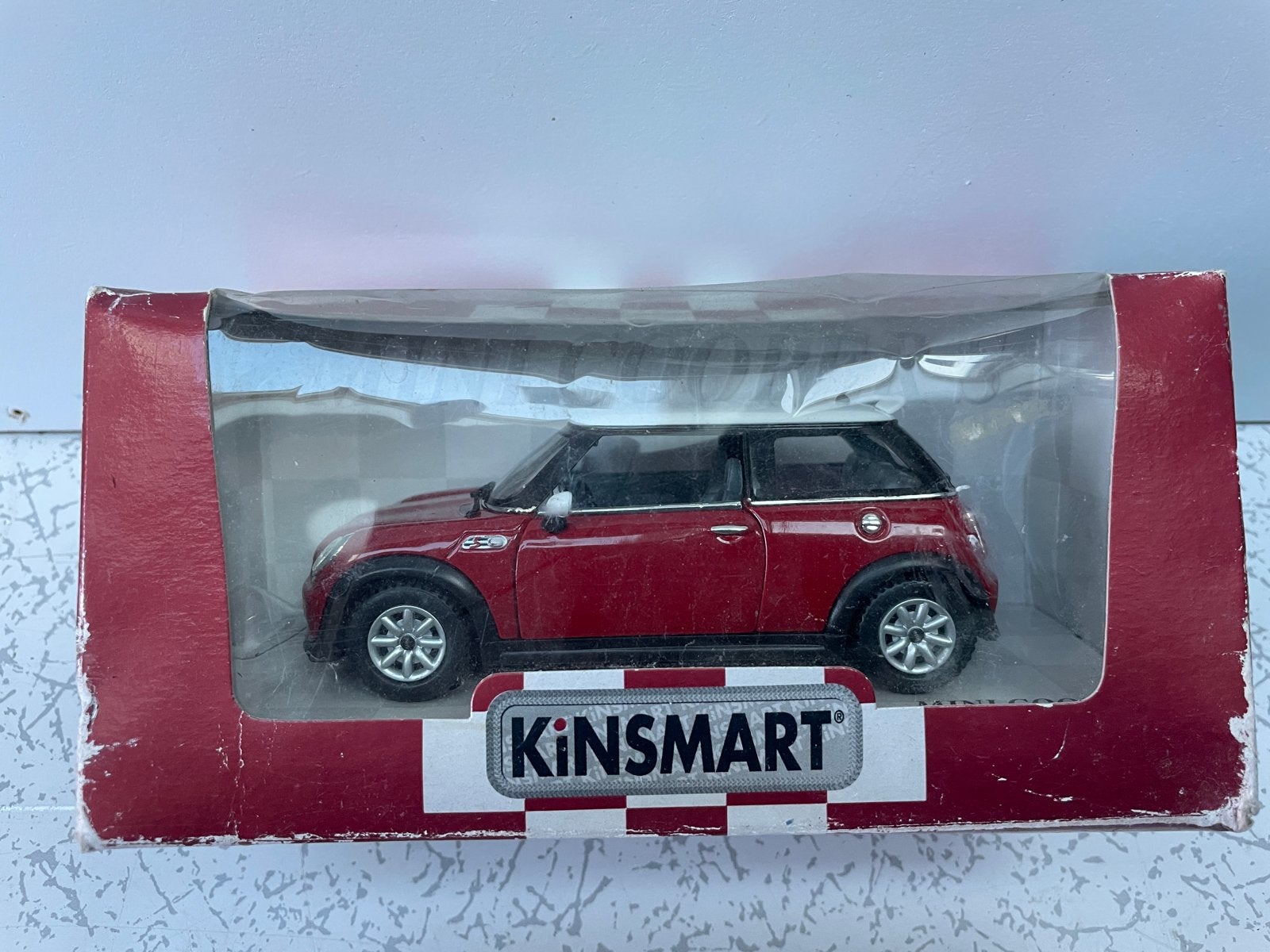 Kinsmart Mini Cooper S Schaalmodel - Rood, Ophalen of Verzenden, Nieuw, Overige typen