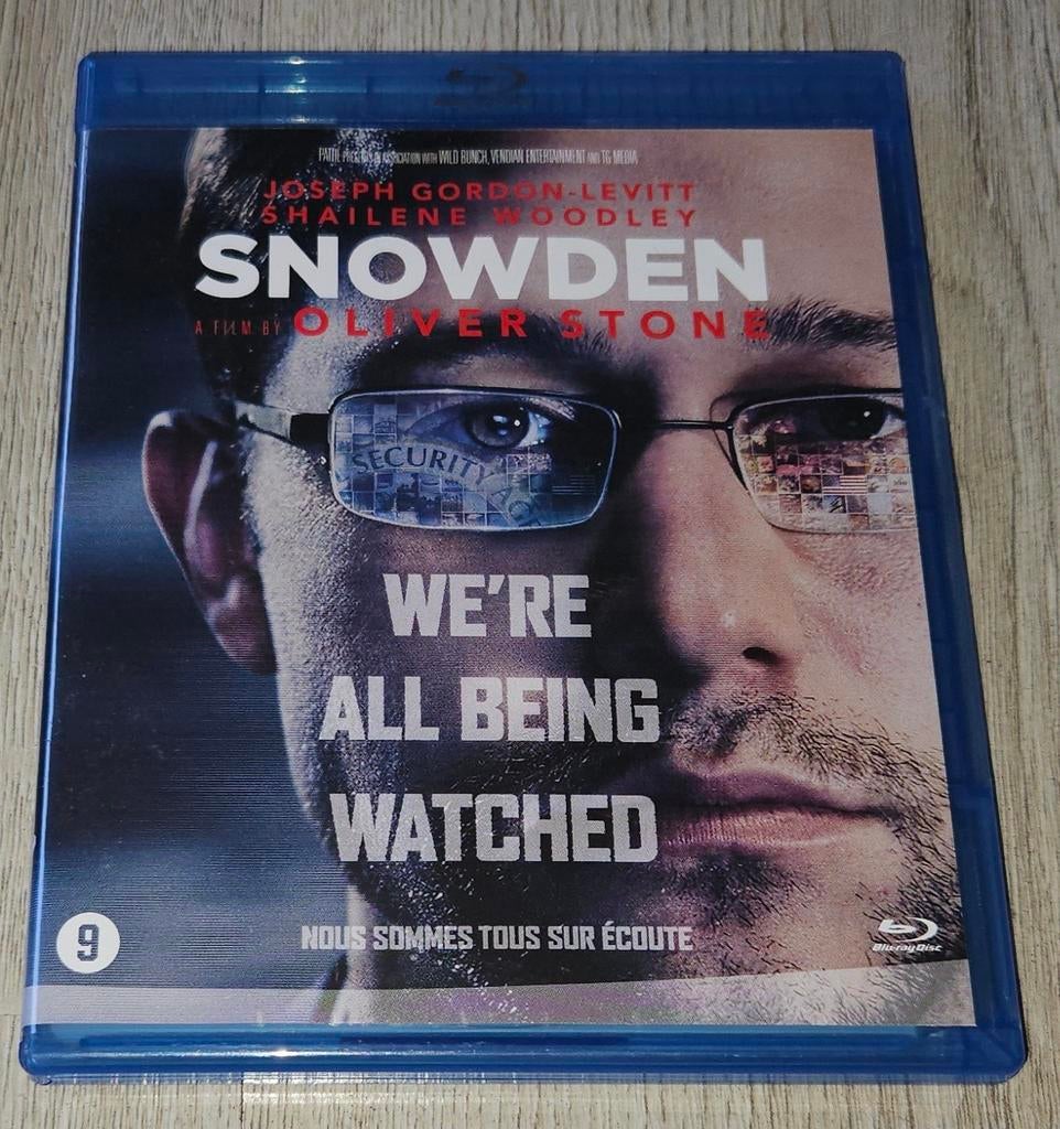 Snowden - Blu-ray (Oliver Stone, Joseph Gordon-Levitt), Ophalen of Verzenden, Zo goed als nieuw, Thrillers en Misdaad