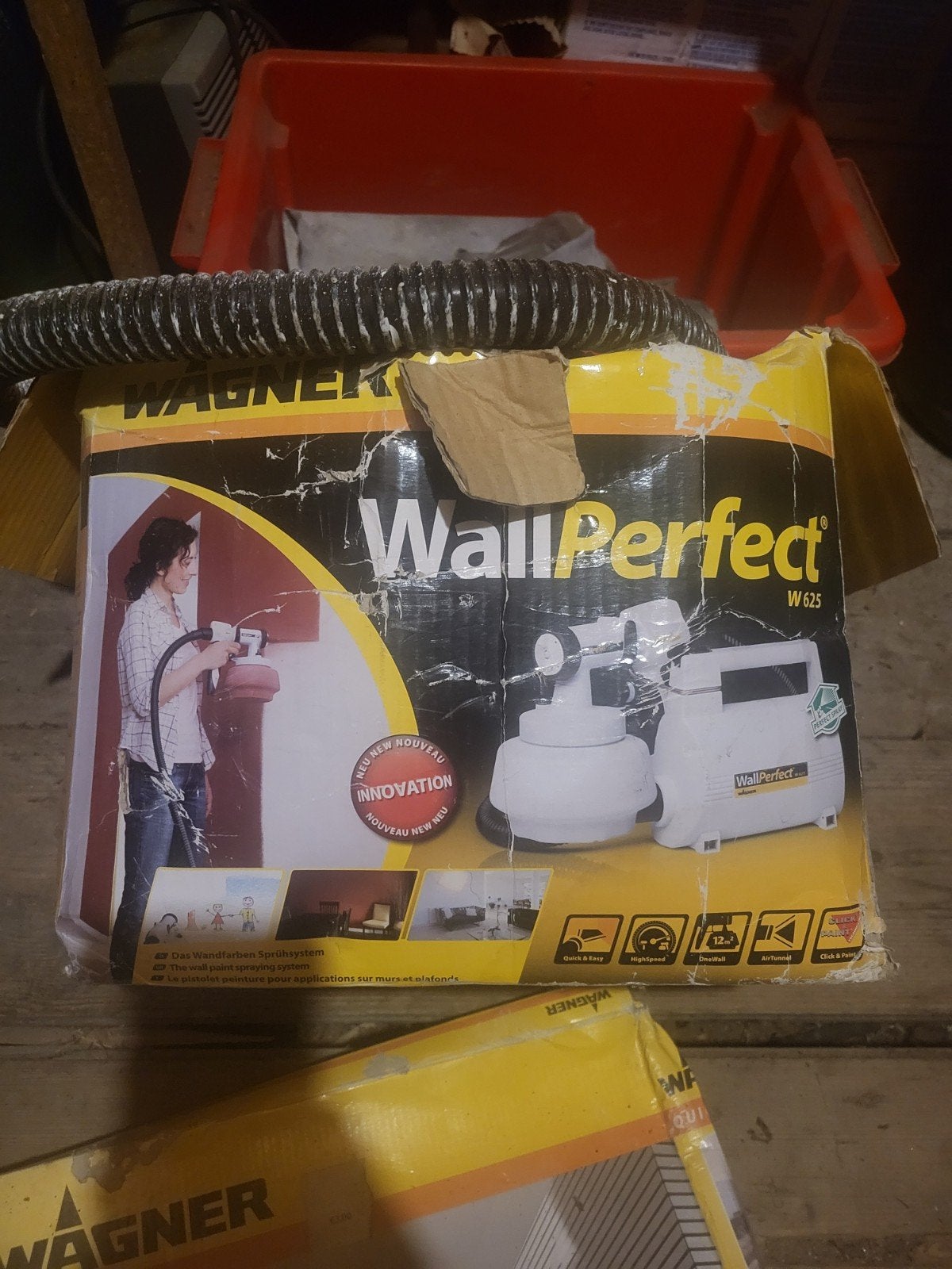 Wagner WallPerfect W 625 verfspuit met verlengstuk, Ophalen of Verzenden