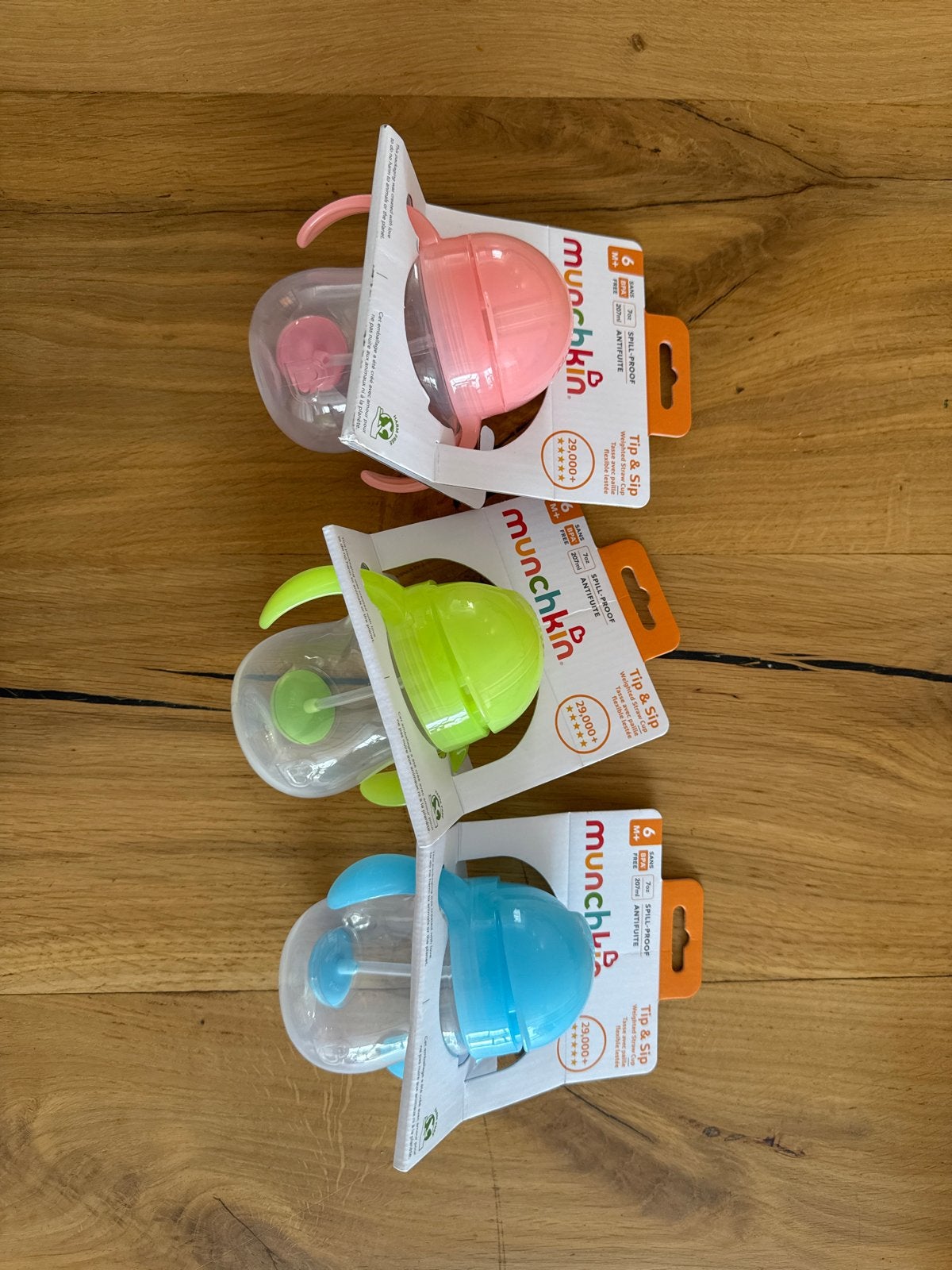 3x Munchkin Tip & Sip Antilek Bekers - Nieuwstaat, Ophalen of Verzenden, Zo goed als nieuw
