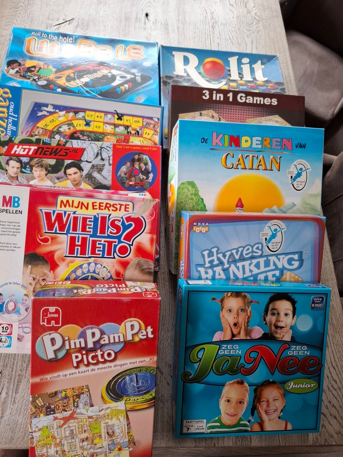 bordspellen, 10 stuks, Ophalen