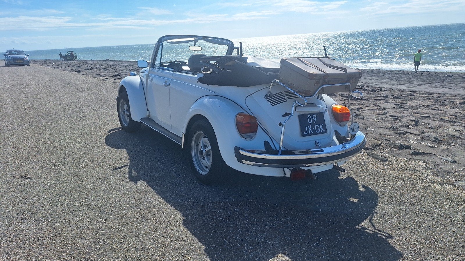 Volkswagen Kever wit 1303S Cabriolet USA, Beetle (Kever), Cabriolet, Wit, Handgeschakeld