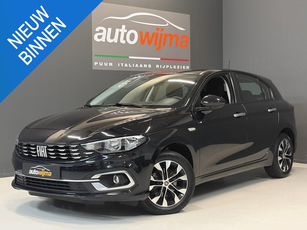 Fiat Tipo 1.0 100pk CITY LIFE 5Drs. Cruise Control, Climate, Auto's, Fiat, Voorwielaandrijving, Gebruikt, Zwart, Zwart