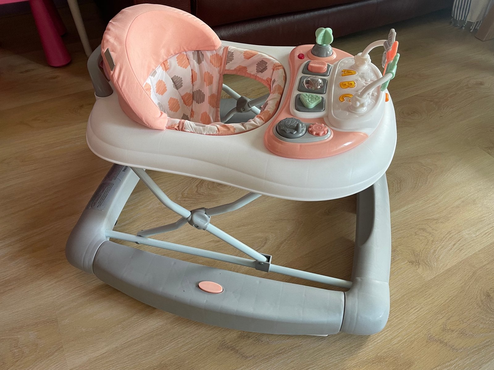 Topmark - Babywalker met speelblad - Roze/Wit, Ophalen, Gebruikt