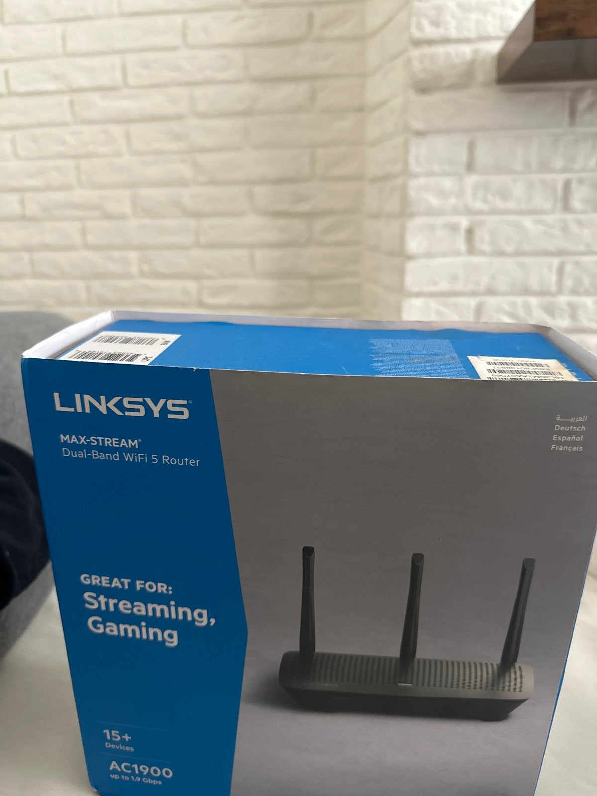 Linksys MAX-STREAM AC1900 Dual-Band WiFi 5 Router, Ophalen of Verzenden, Nieuw, Router