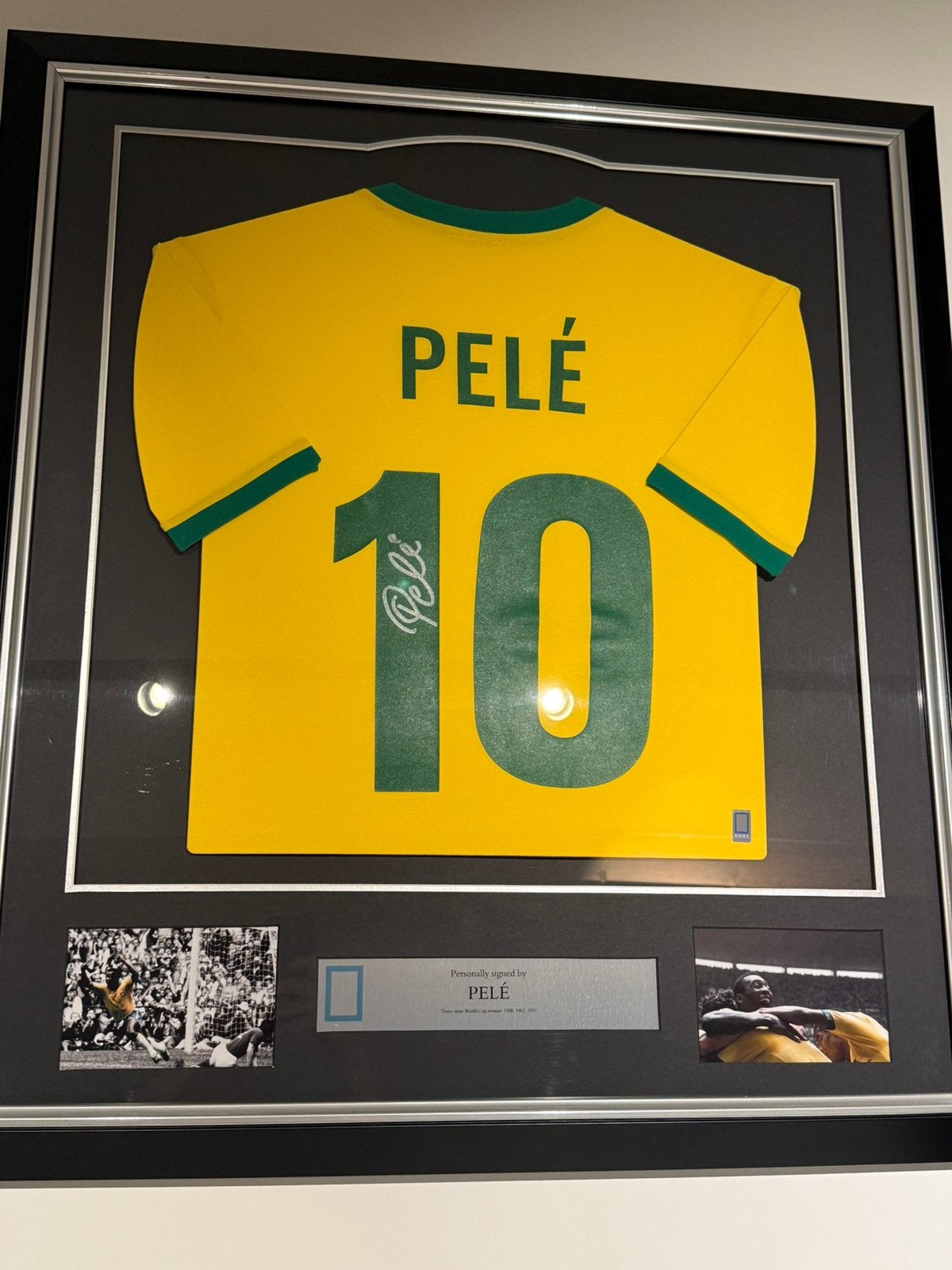 Gesigneerd Shirt Pele, Ophalen, Zo goed als nieuw, Buitenlandse clubs, Shirt