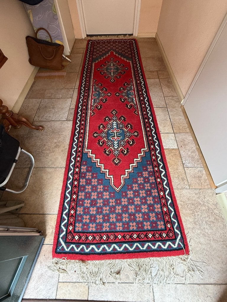 Tunesische loper 3 mtr. lang, Huis en Inrichting, Stoffering | Tapijten en Kleden, Gebruikt, 200 cm of meer, Rechthoekig, 50 tot 100 cm