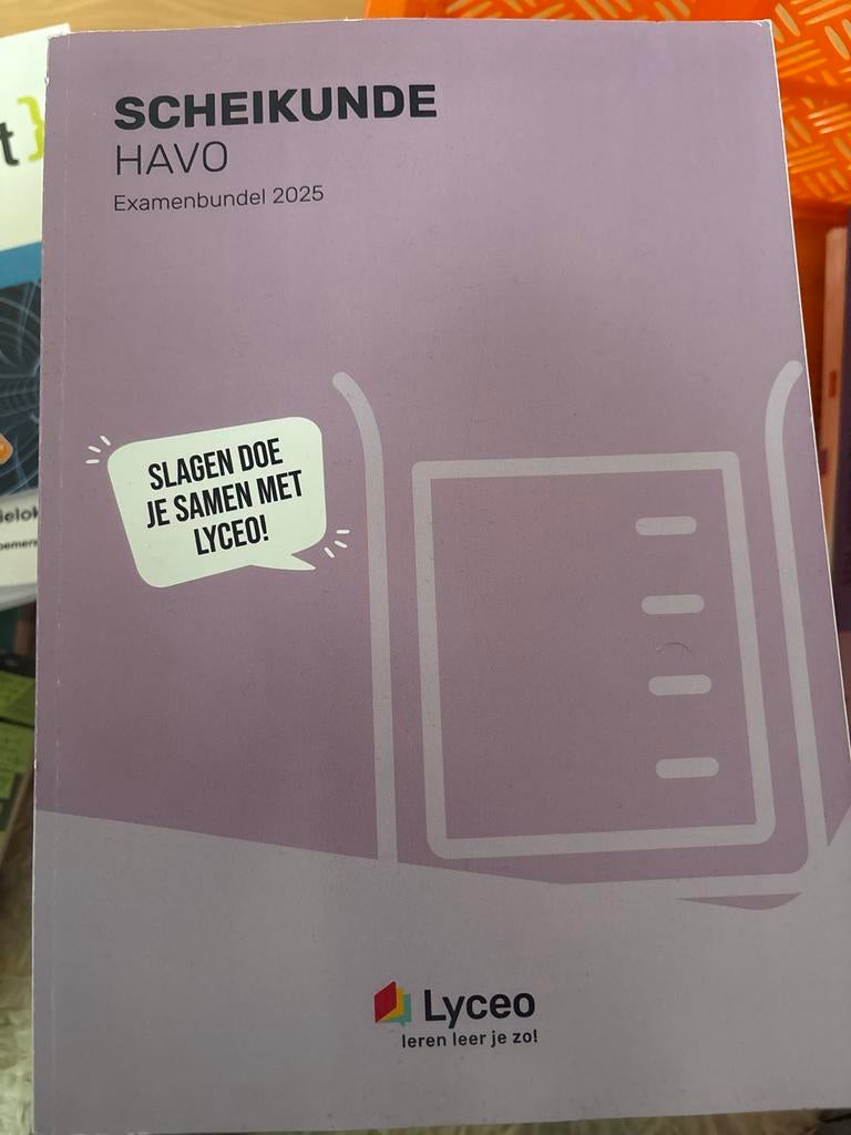 Scheikunde HAVO Examenbundel 2025 Lyceo, Boeken, Ophalen of Verzenden, Zo goed als nieuw, HAVO, Scheikunde