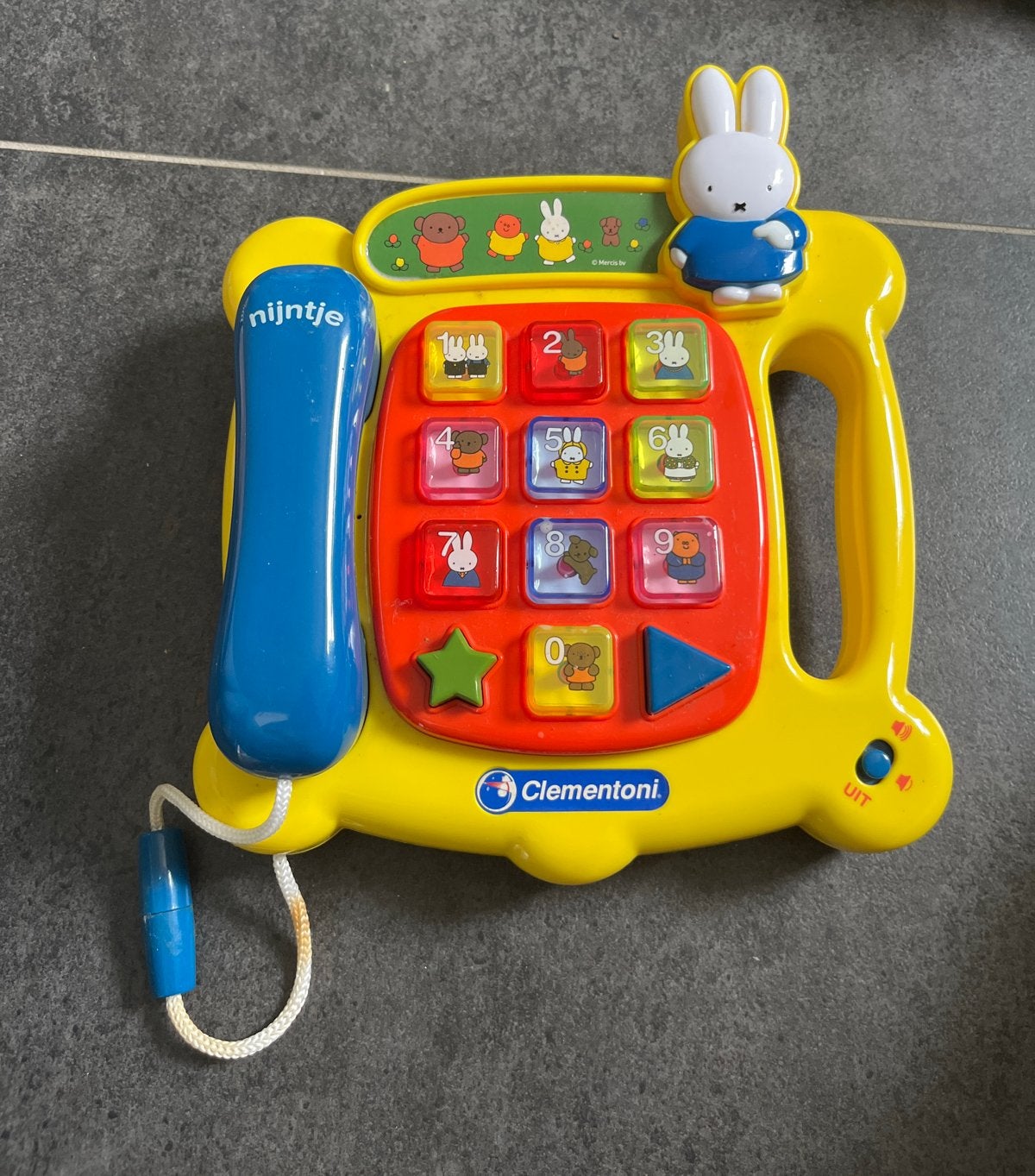 Nijntje Telefoon Clementoni - Interactief Speelgoed, Ophalen of Verzenden, Gebruikt, Overige typen, Met licht