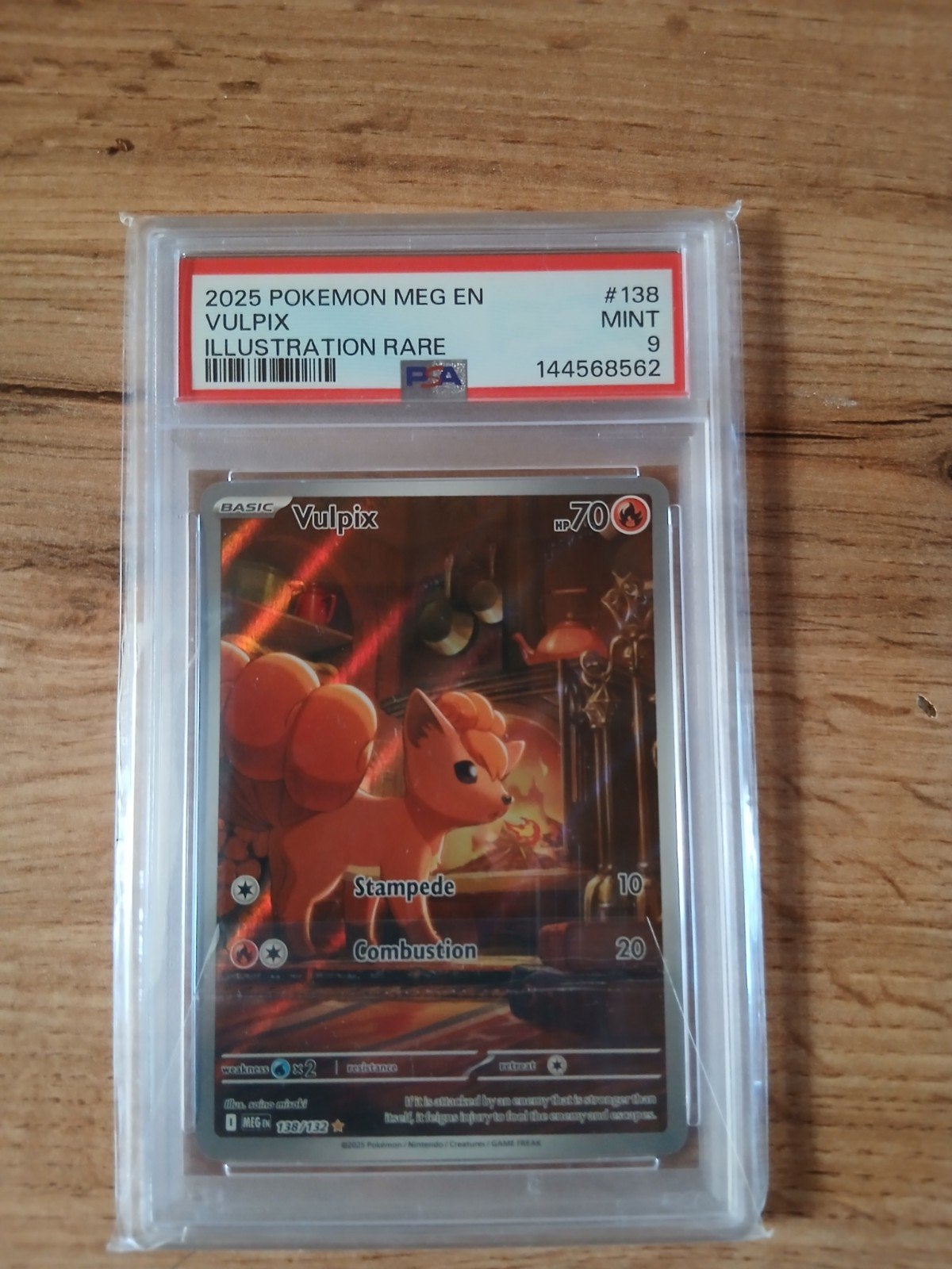 Vulpix meg 138 psa 9, Hobby en Vrije tijd, Verzamelkaartspellen | Yu-gi-Oh!, Ophalen of Verzenden, Zo goed als nieuw
