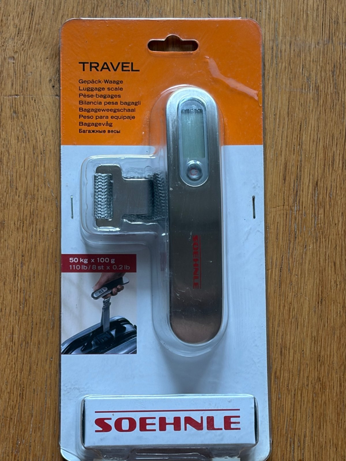 Soehnle Travel Bagageweegschaal - Nieuw in verpakking, Ophalen of Verzenden, Nieuw, Hangweegschaal, Minder dan 50 kg