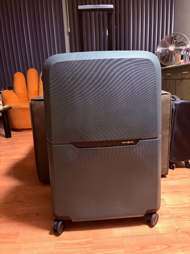 Samsonite forest Green 81cm, Hard kunststof, Zo goed als nieuw, 70 cm of meer, 55 cm of meer