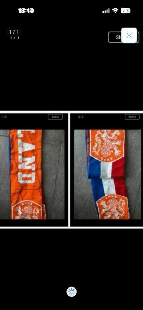 knvb holland sjaal nieuw met label, Maat XL, Ophalen of Verzenden, Nieuw