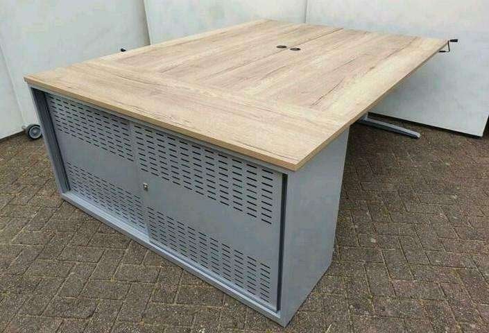 Vepa bureau met nieuw blad, div maten ( ruime voorraad ), Postbus 95 – 7900 AB Hoogeveen, In hoogte verstelbaar, Ophalen of Verzenden