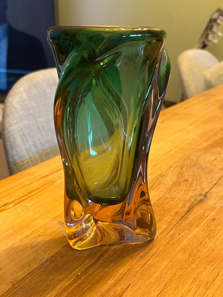Josef Hospodka vaasje, Antiek en Kunst, Antiek | Glas en Kristal, Ophalen of Verzenden