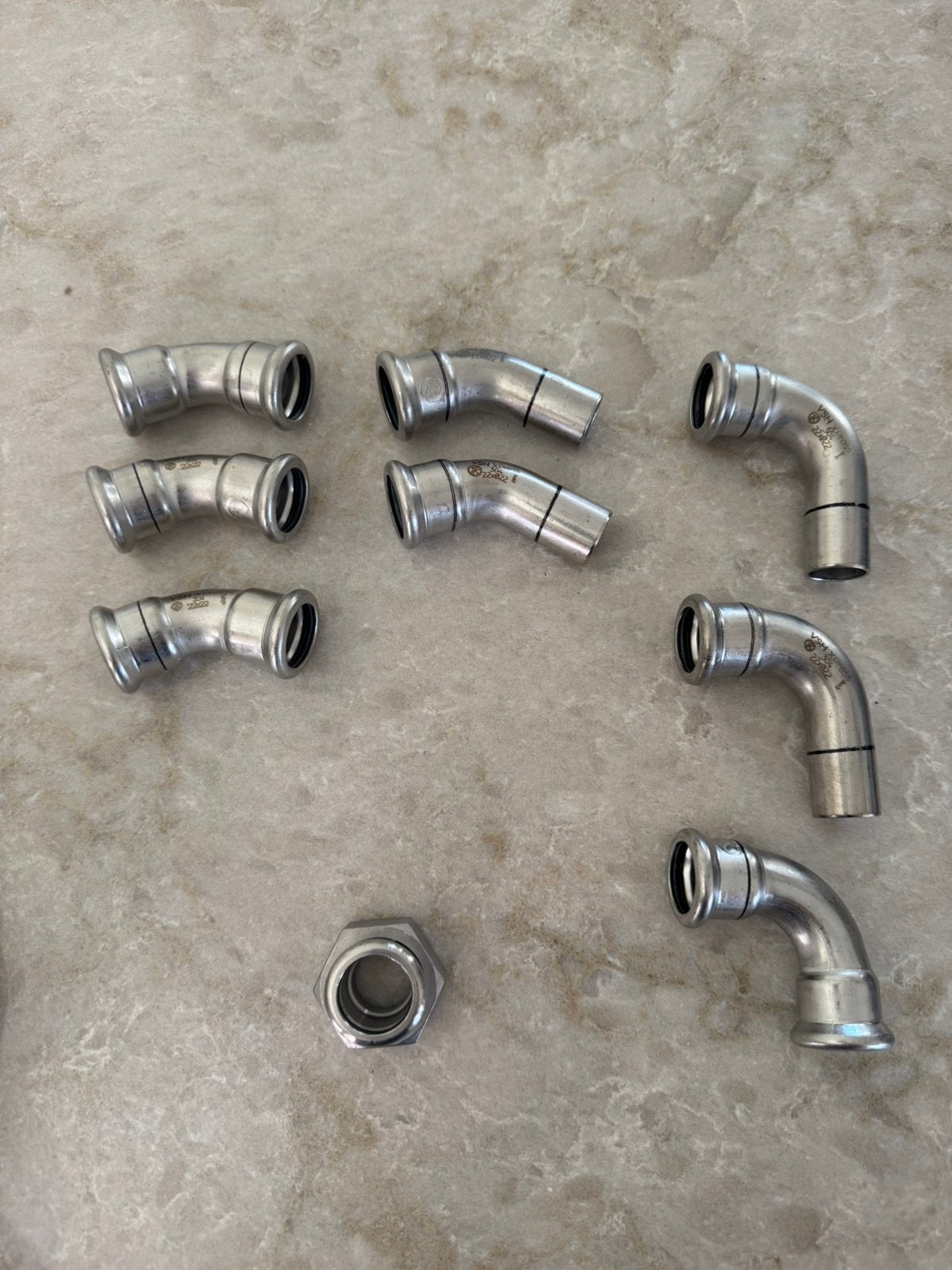VSH XPress RVS 304 22mm perskoppeling, Ophalen of Verzenden, Nieuw, Rvs