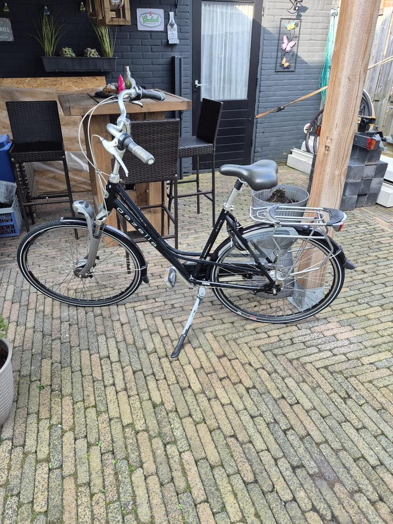 Gazelle Paris Plus Damesfiets - Comfortabel en compleet, Ophalen, Versnellingen, Schijfrem, Gazelle