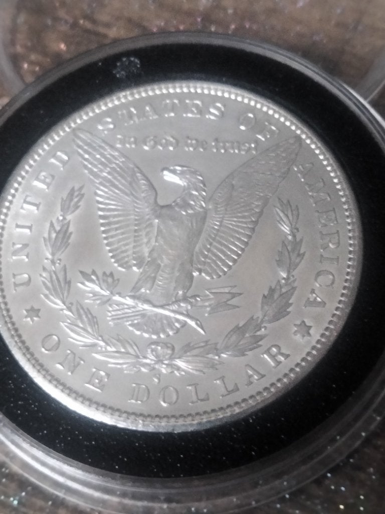 Morgan dollar 1881-s, Ophalen of Verzenden, Noord-Amerika, Losse munt, Zilver