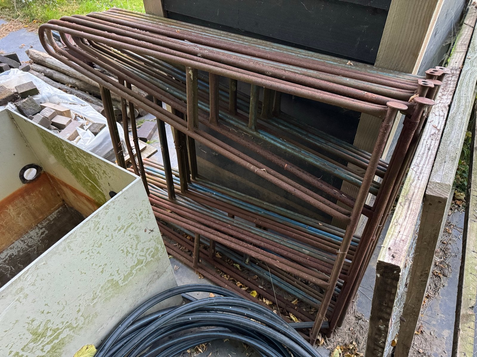 Schragen 150cm 6 stuks, Ophalen, Gebruikt, Overige typen, 2 tot 5 meter