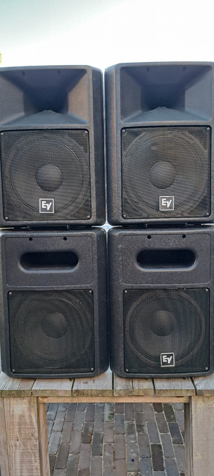 Electro-Voice EV SX300 en Sb121 PA Speakerset, Overige merken, Gebruikt, Ophalen of Verzenden, Complete surroundset