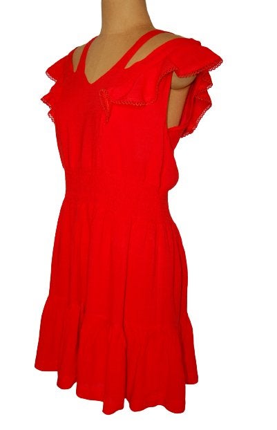 Nieuwe Suncoo Paris jurk, Cyrine, rood, Mt. S, Verzenden, Nieuw, Suncoo, Maat 36 (S)