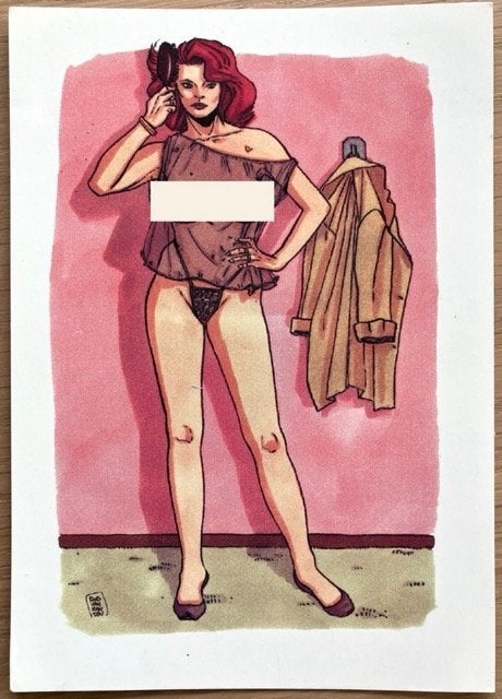 16 stuks - Pin-Up / Comic - Ansichtkaarten - Ongelopen, Verzamelen, Verzenden, 1980 tot heden, Ongelopen, Overige thema's