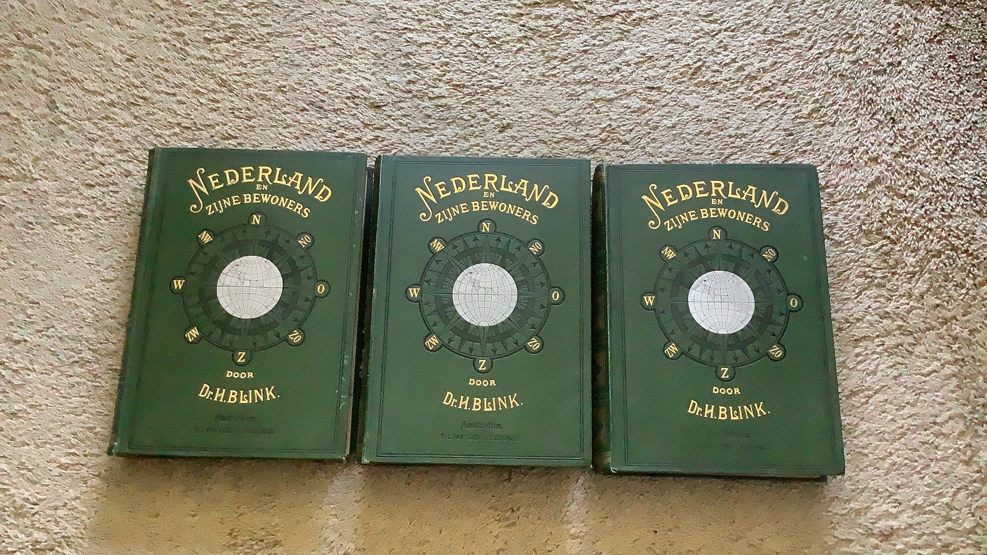Nederland en zijne bewoners, Dr. H. Blink, 1892. Alle 3 dl., Antiek en Kunst, Antiek | Boeken en Bijbels, Ophalen of Verzenden